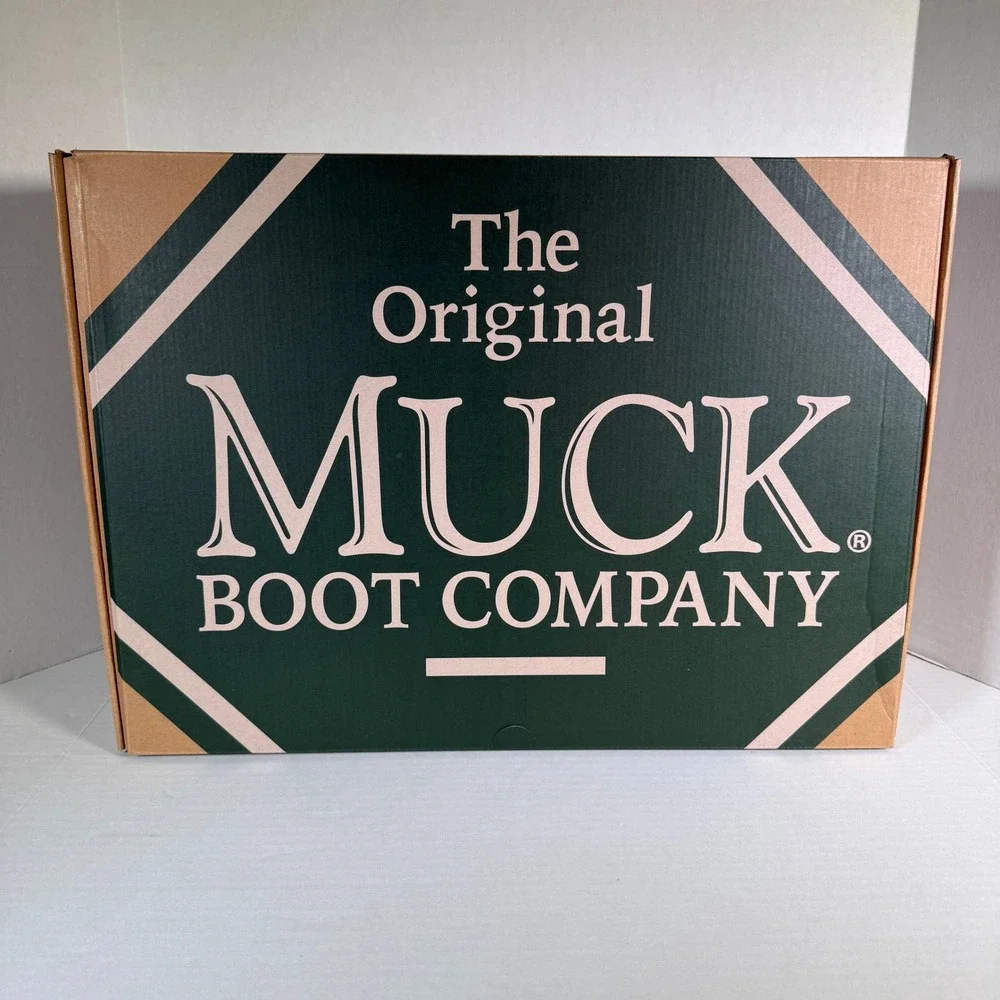Muck Boot Edgewater Original Mens 14 Moss Black Waterproof Neoprene EWH333T